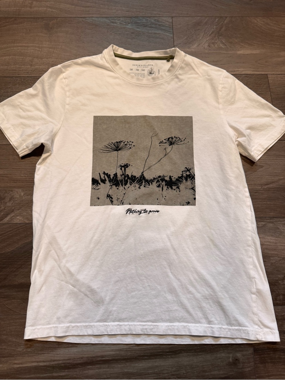 Nothing To Prove Denim & Flower Ricky Singh Graphic T-Shirt Medium